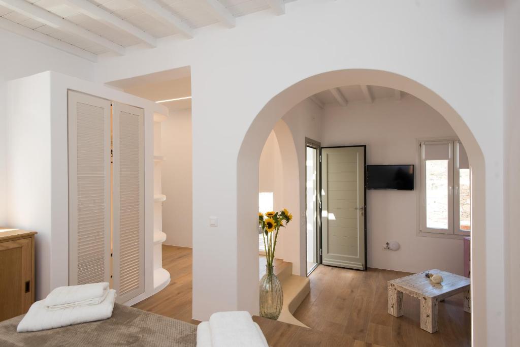 Koupelna v ubytování Levantes House Mykonos
