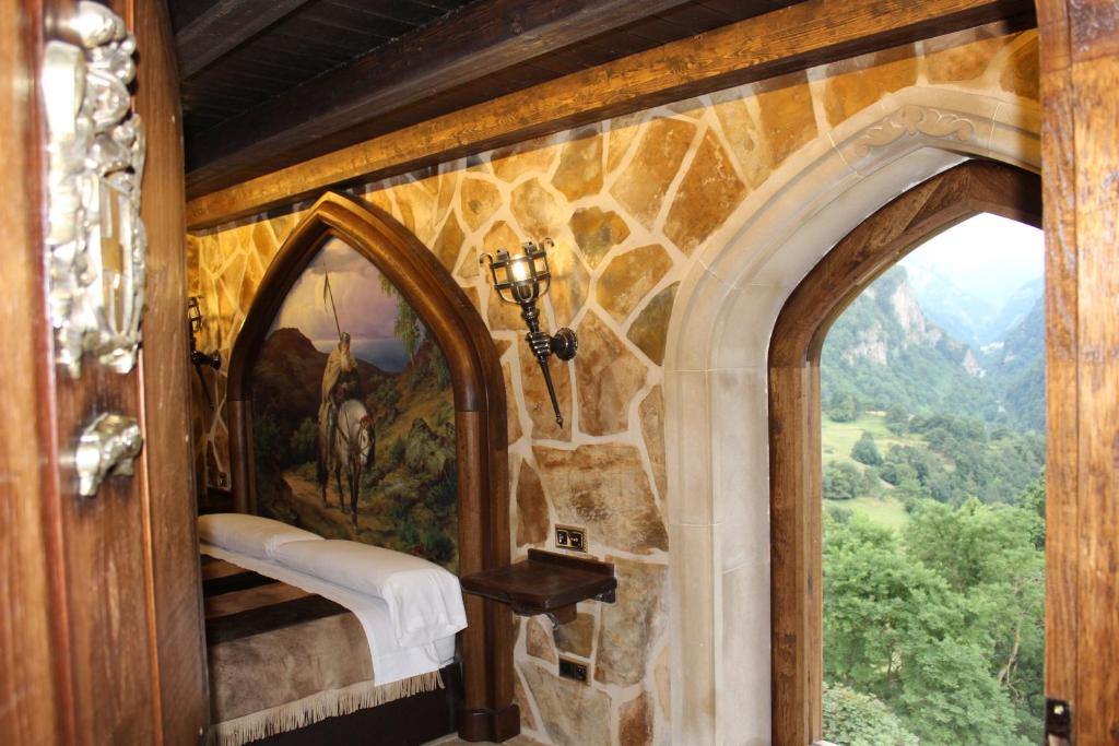Postel nebo postele na pokoji v ubytování Auberge Toison d'Or