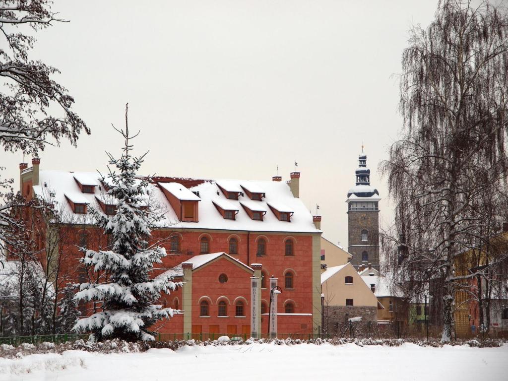 Hotel Budweis v zimě
