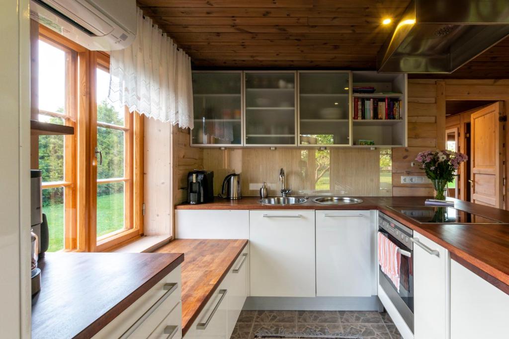 Kuchyň nebo kuchyňský kout v ubytování Jossi Holiday Home