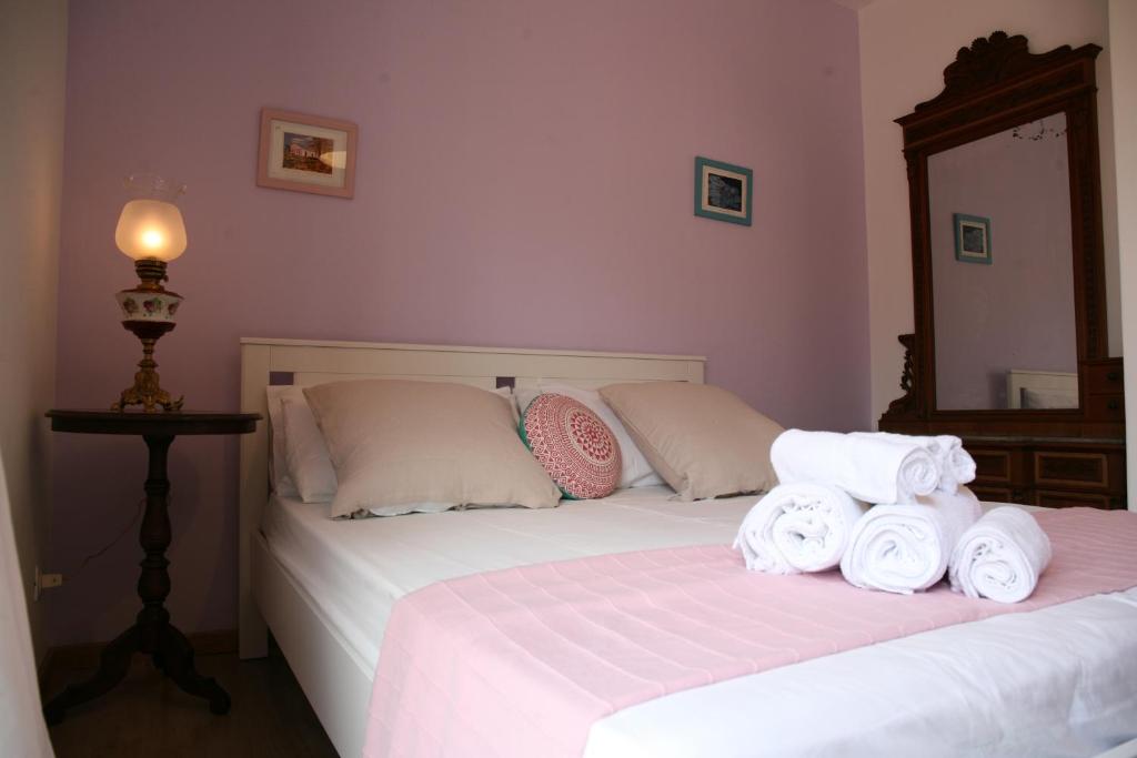 Postel nebo postele na pokoji v ubytování Route 114