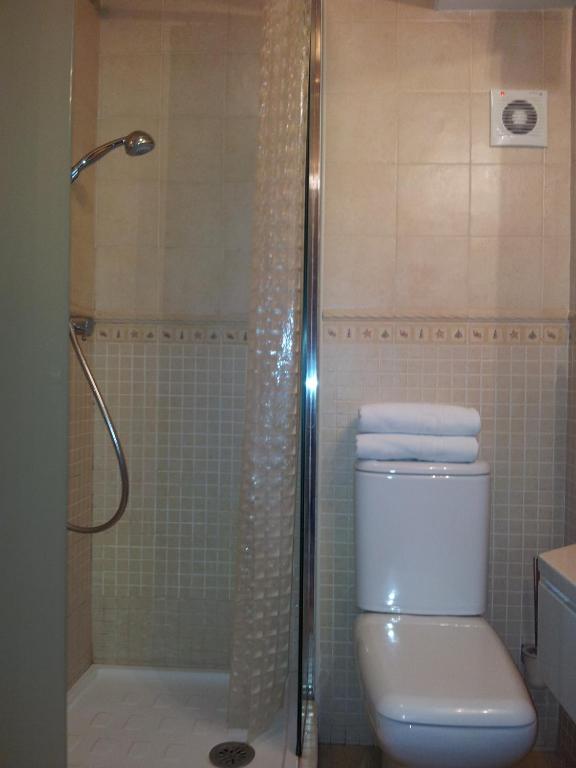 Kúpeľňa v ubytovaní Alojamientos Río Cares