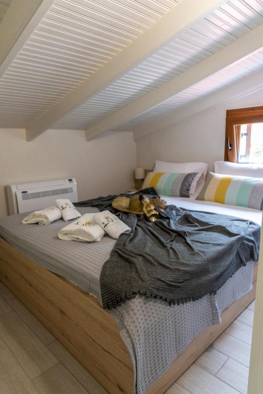 Łóżko lub łóżka w pokoju w obiekcie Cavas Luxury Apartments