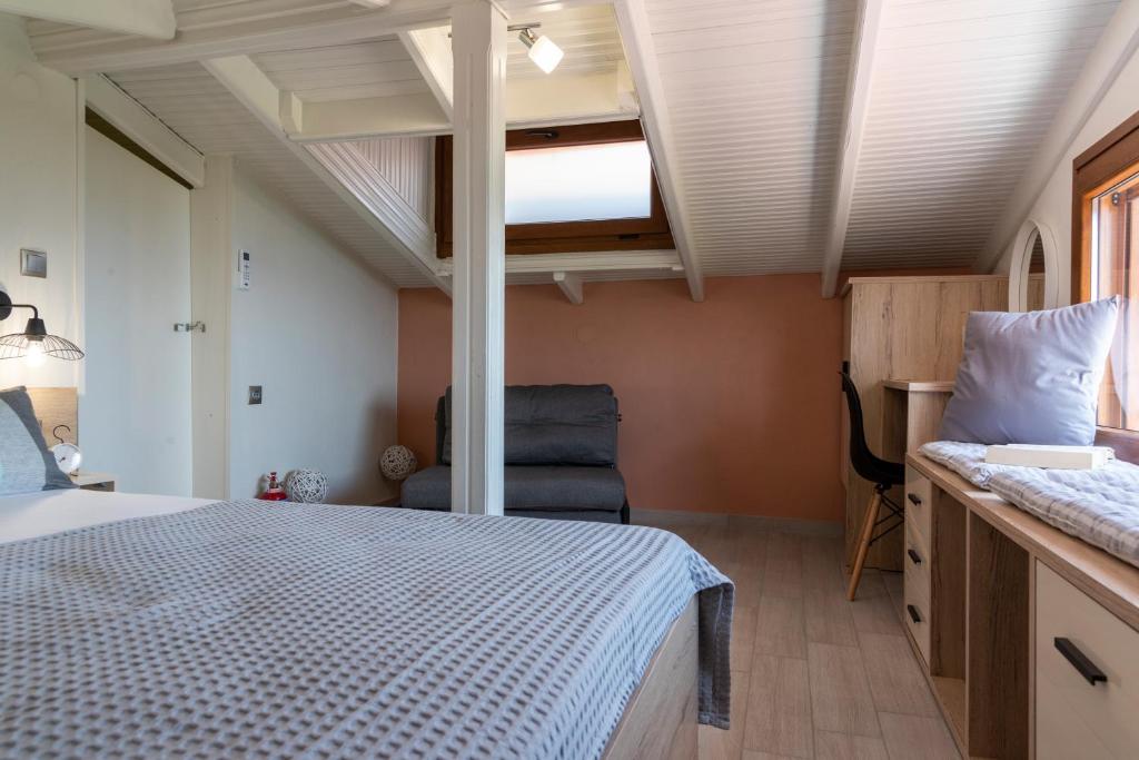 Łóżko lub łóżka w pokoju w obiekcie Cavas Luxury Apartments