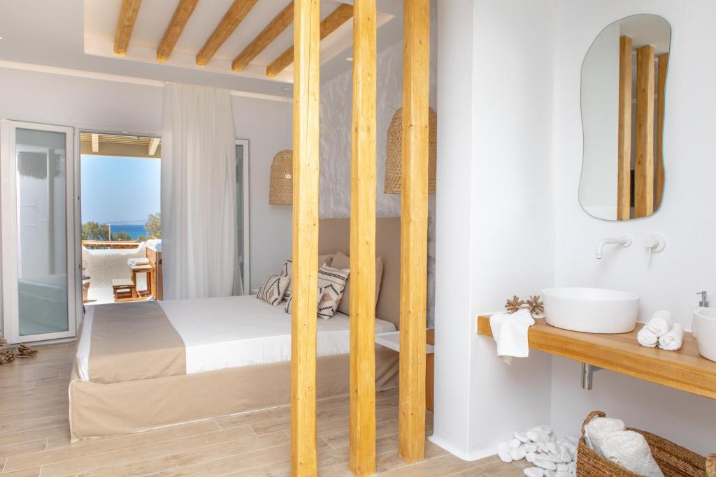 Angeliki Apartments - Suite De Luxe Avec Bain à Remous Extérieur