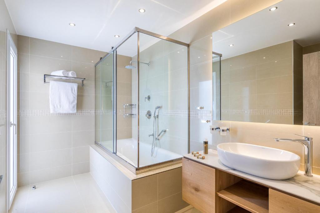 Koupelna v ubytování Bolla D'Oro Luxury Villas