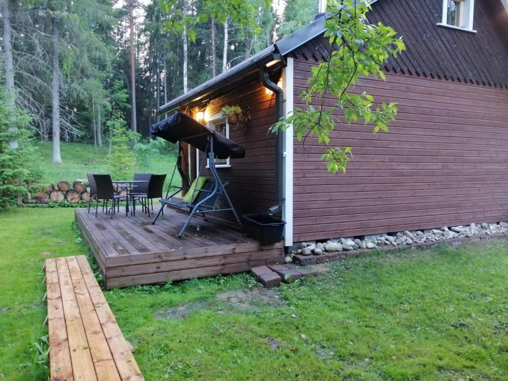 Zahrada ubytování Ainja Puhkemaja