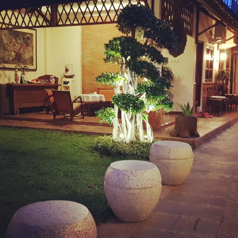 Zahrada ubytování Griya Langen Guesthouse