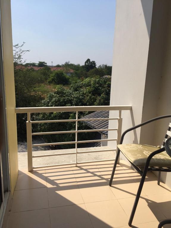 Balkón nebo terasa v ubytování Connect Apartment