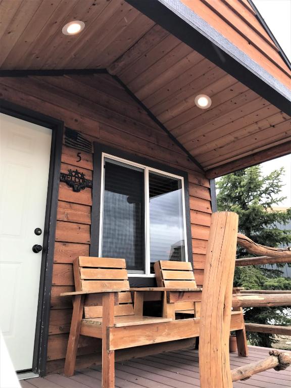 Balkón nebo terasa v ubytování Drift Lodge