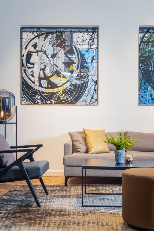 Posezení v ubytování Cassia Hotel Jerusalem