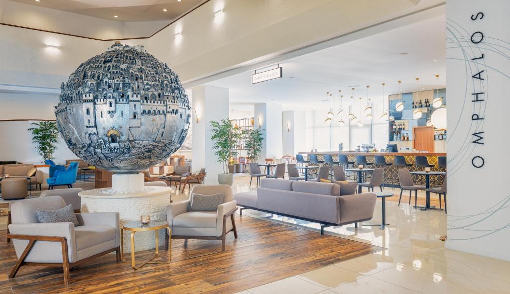 Posezení v ubytování Cassia Hotel Jerusalem