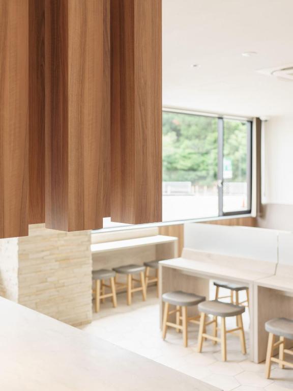 Restaurace v ubytování Super Hotel Anan Tomioka