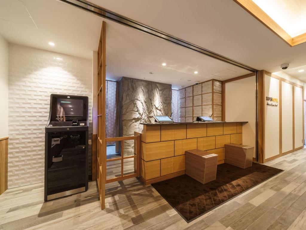 Kuchyň nebo kuchyňský kout v ubytování Super Hotel Anan Tomioka