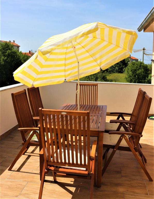 Balkón nebo terasa v ubytování Apartments MARIO