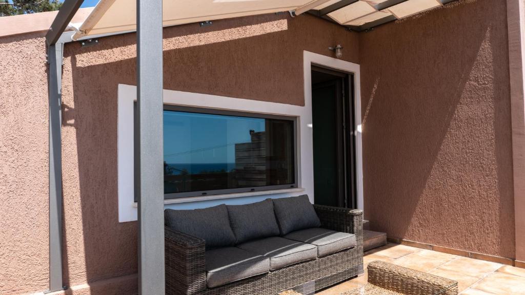 Balkón alebo terasa v ubytovaní Arhondiko Luxury House