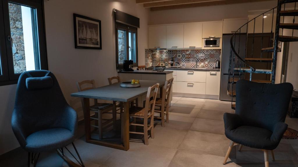 Kuchyňa alebo kuchynka v ubytovaní Arhondiko Luxury House