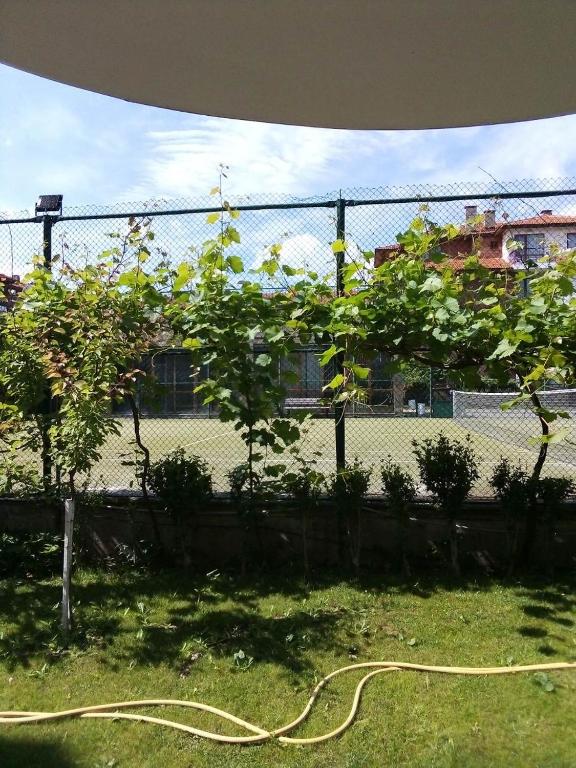 A garden outside Apartment in Complex TARA