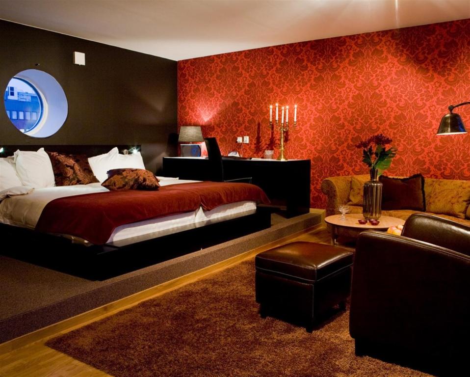 Postel nebo postele na pokoji v ubytování Hotel Örebro