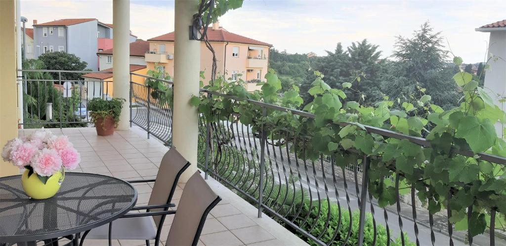 Balkón nebo terasa v ubytování Apartment Majoran