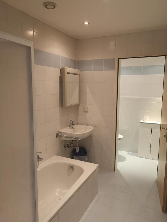Kúpeľňa v ubytovaní Appartements Central