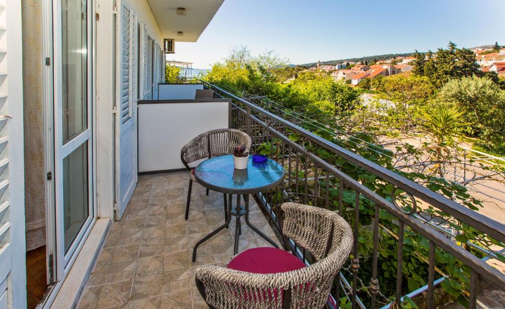 Balkón nebo terasa v ubytování Rooms Barbarić