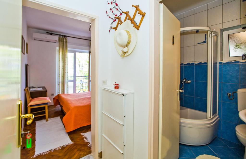Koupelna v ubytování Rooms Barbarić
