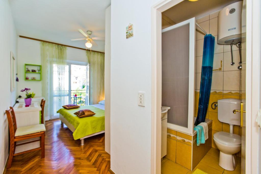 Koupelna v ubytování Rooms Barbarić