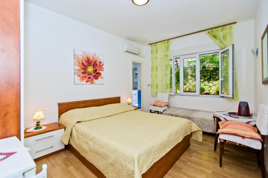 Postel nebo postele na pokoji v ubytování Rooms Barbarić