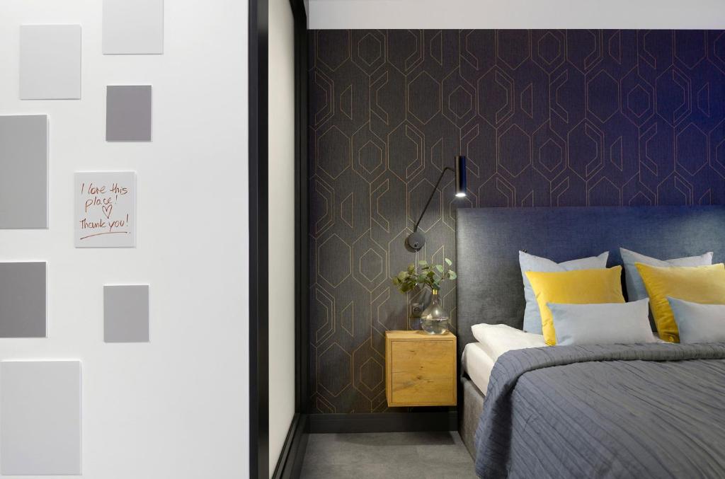 Posteľ alebo postele v izbe v ubytovaní Elite Apartments Waterlane Free Swimming Pool Access