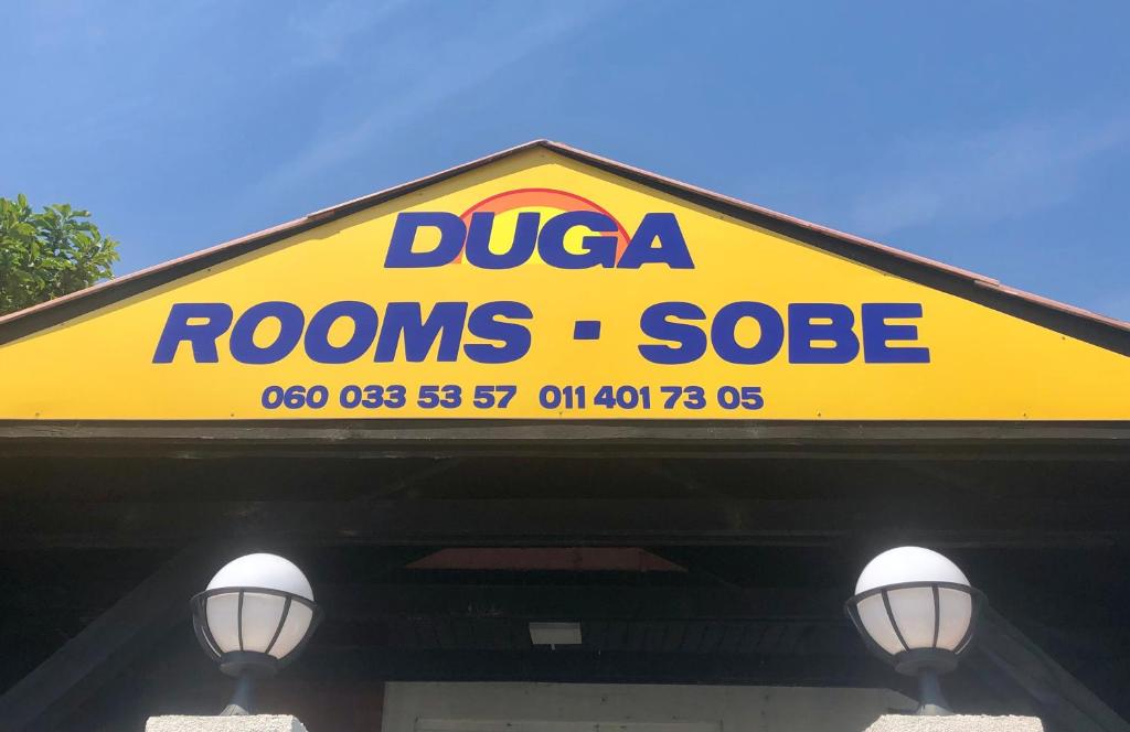 Certifikát, hodnocení, plakát nebo jiný dokument vystavený v ubytování Guesthouse Duga