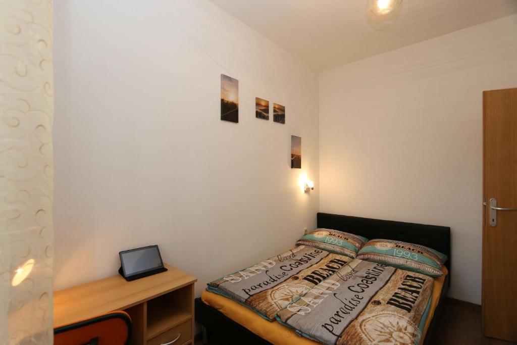 Posteľ alebo postele v izbe v ubytovaní Apartment Krimeja
