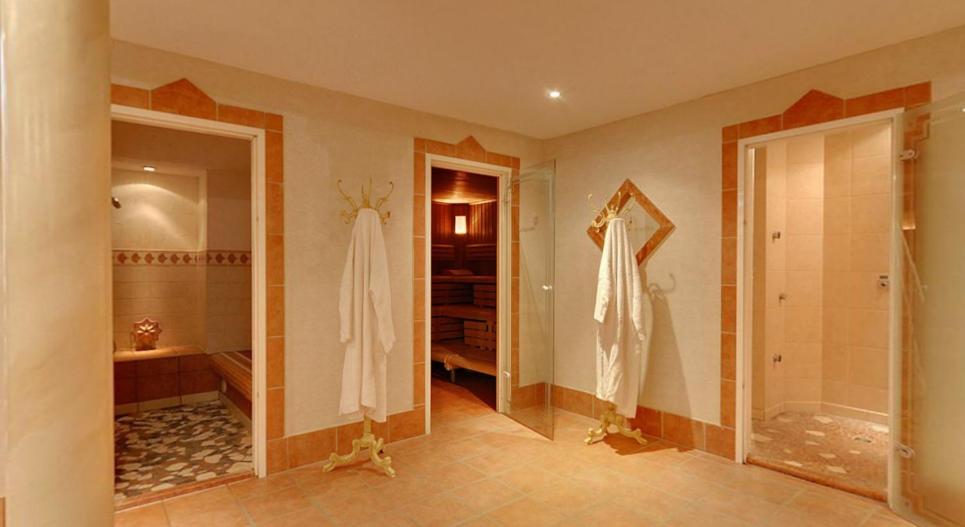 Koupelna v ubytování Hotel Engel