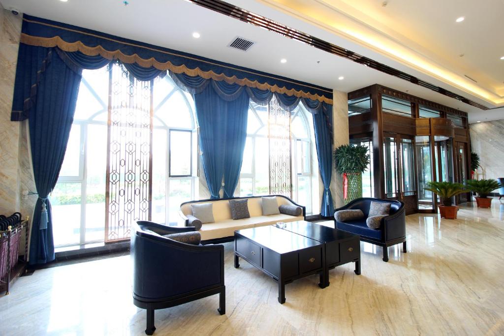 Posezení v ubytování Zhangye KAI RUI Hotel