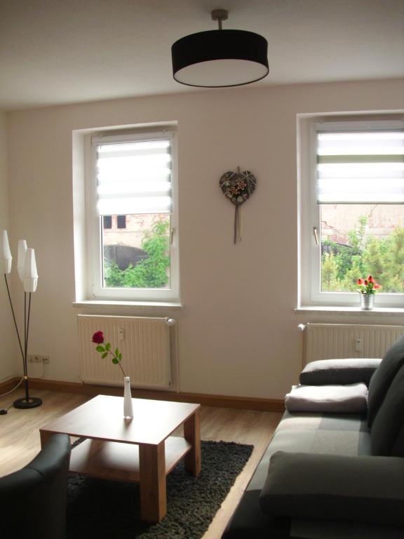 Posezení v ubytování Ferienwohnung in Döbeln