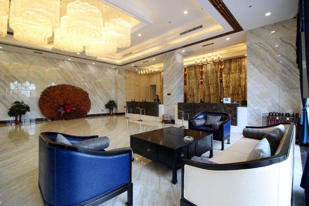Posezení v ubytování Zhangye KAI RUI Hotel