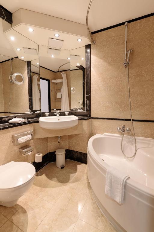 Koupelna v ubytování Lindgart Hotel Minden