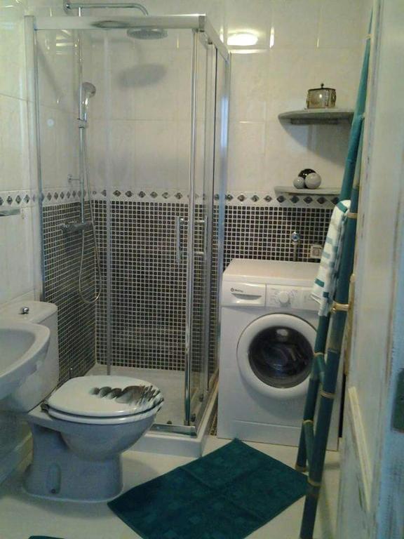 A bathroom at Casa Leon