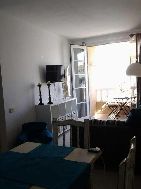 A television and/or entertainment centre at Casa Leon