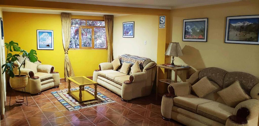 Posezení v ubytování Morales Guest House