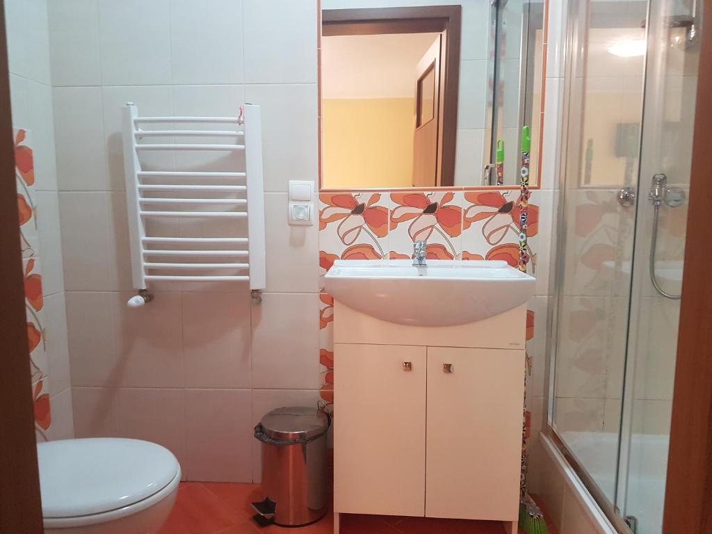 Kúpeľňa v ubytovaní U Andzi