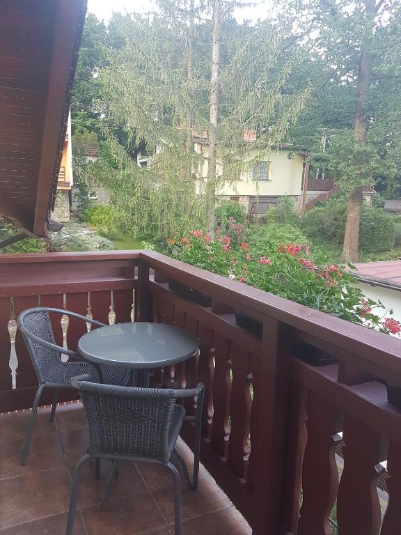 Balkón alebo terasa v ubytovaní U Andzi