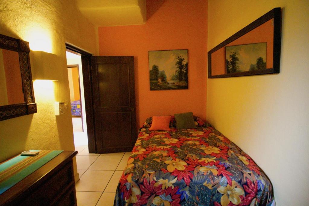 Postel nebo postele na pokoji v ubytování Villas del Sol en Los Tules