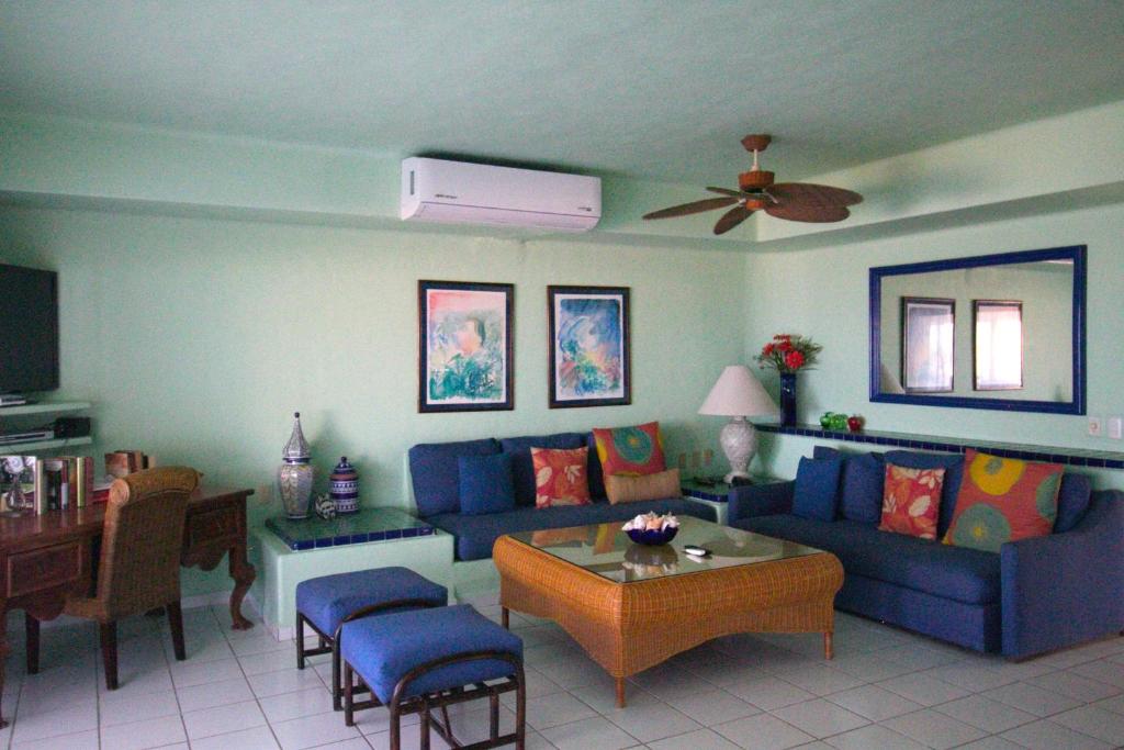 Posezení v ubytování Villas del Sol en Los Tules