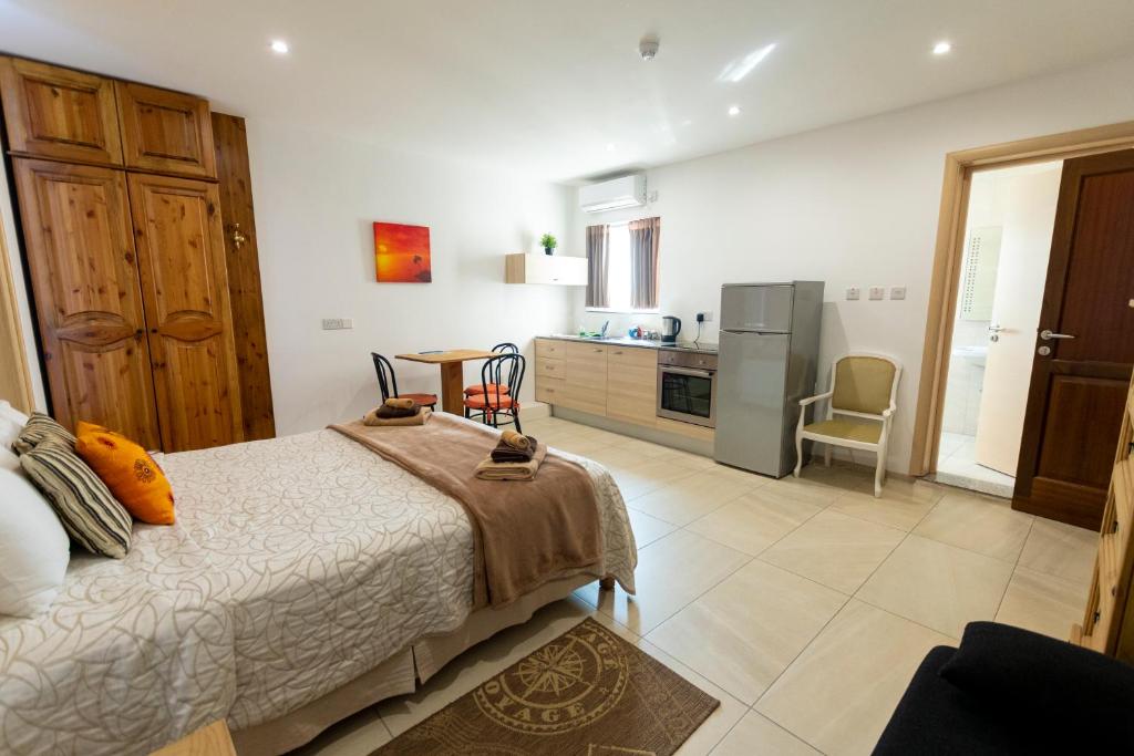 Kuchyň nebo kuchyňský kout v ubytování Estrella Lodging