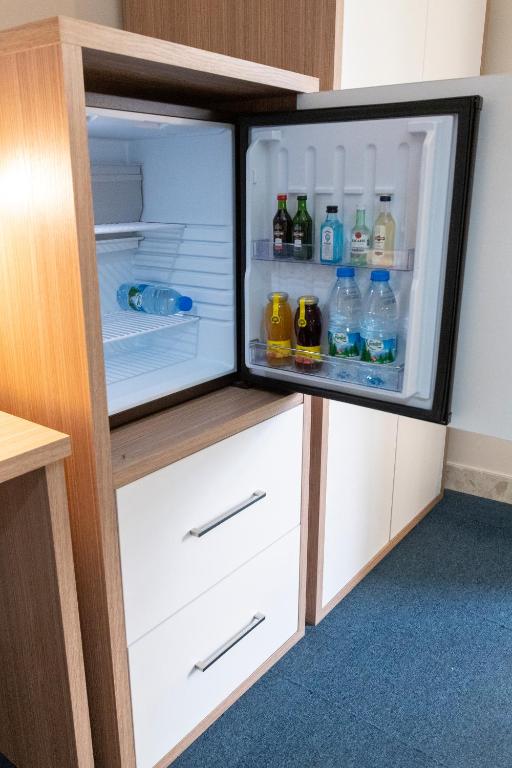 Kuchyň nebo kuchyňský kout v ubytování Estrella Lodging