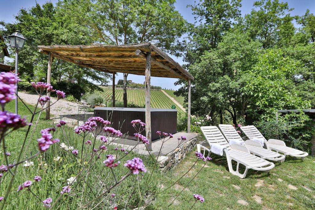 Zahrada ubytování Il Vichiaccio Country House