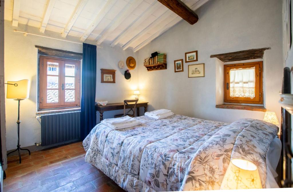Postel nebo postele na pokoji v ubytování Il Vichiaccio Country House