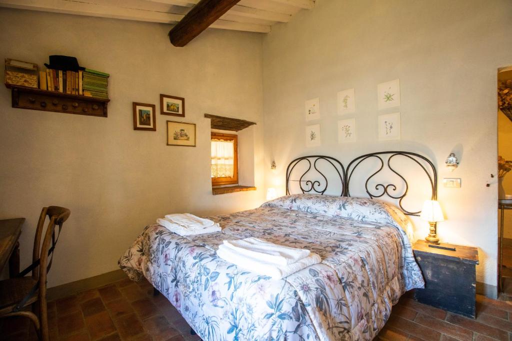 Postel nebo postele na pokoji v ubytování Il Vichiaccio Country House