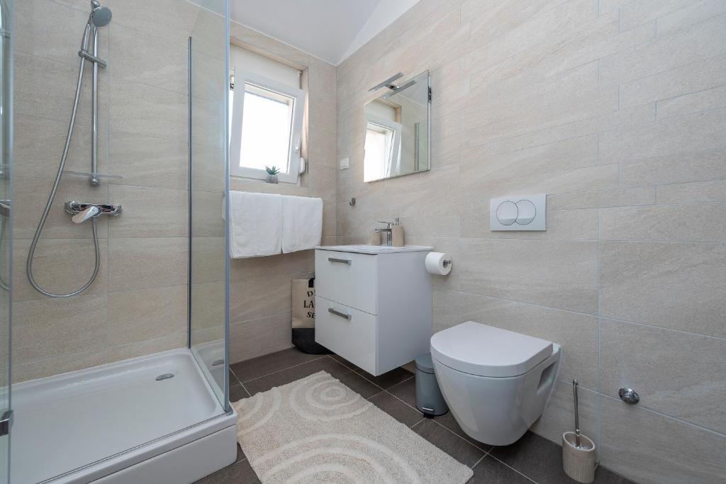 Koupelna v ubytování LUXURY APARTMENTS - LA VIR 3 & 4